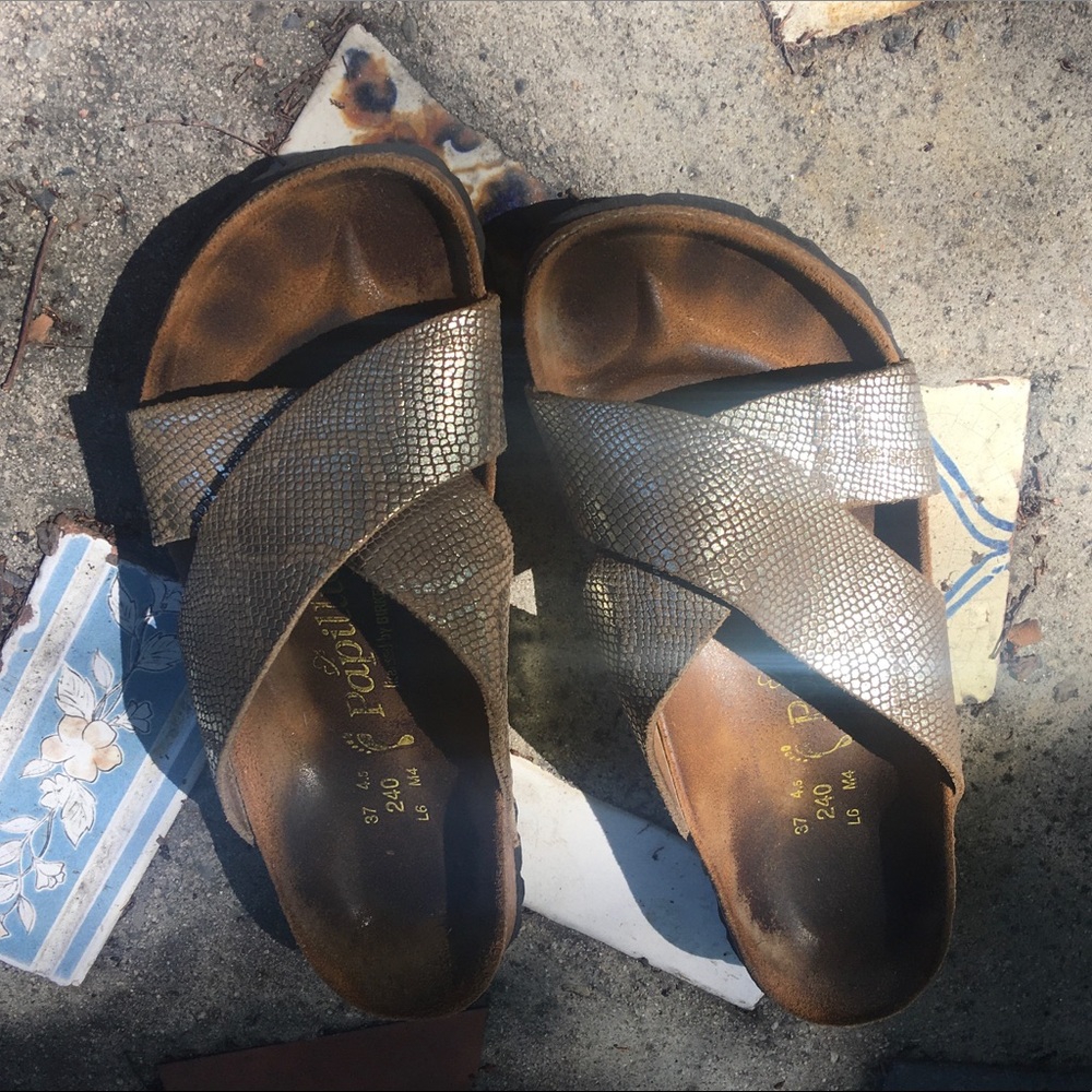 Birkenstock Papillio metallic sandals 37